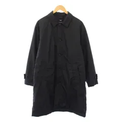 シップス SHIPS Thinsulate 中綿ステンカラーコート アウター ロング丈 ワンカラー S 紺 ネイビー 114-15-0498 /BB