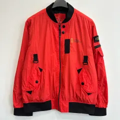 105 ナショナルジオグラフィック メンズ ブルゾン ジップアップ ジャケット