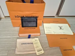 フルセット 正規品 Louis Vuitton ルイヴィトン ダブル ホルダー カード 財布 出品