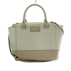 ケイトスペード KATE SPADE ウェルズリー スモール キャムリン Wellesley Small Camryn 2WAYバッグ ハンド ショルダー レザー アイボリー ベージュ /SS ■OS
