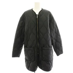 ジャーナルスタンダード レリューム JOURNAL STANDARD relume 23AW RIPSTOPキルティングブルゾン コート F 黒 ブラック ジップアップ ロング ナイロン 23011462604030 /HN