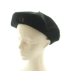 フレッドペリー FRED PERRY ベレー帽 帽子 ウール ロゴ刺繍 1 黒 HW7646 /MI