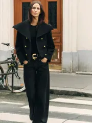 ZARA ザラ zw コレクション レディース ウール ジャケット ブラック 新品