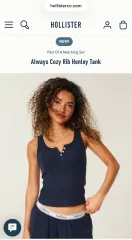 ホリスター コージーリップ ヘンリー ノースリーブ