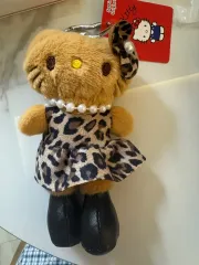 ロング ハローキティ レオパード キーホルダー Sanrio