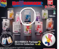 BE@RBRICK(ベアブリック) ガシャ チャーム2弾 クリア スカイブルー