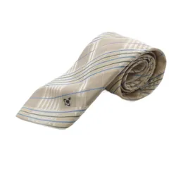 ヴィヴィアンウエストウッド Vivienne Westwood ネクタイ チェック柄 ベージュ