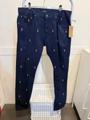 ポロ ラルフローレン ポニー 刺繍 ネイビー ズボン