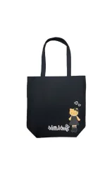 日本正規品 Sanrio (サンリオ) HELLO KITTY (ハローキティ) スタイルアップシリーズ Long (ロング) 脚 (あし) KITTY (キティ) トートバッグ (トートバッグ) バッグ (バッグ) ブラック (ブラック)