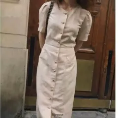 シエンヌ ジュリア ドレス クリーム 2サイズ (未使用新品 タグ付き)