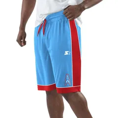 スターター メンズ ボトムス ハーフパンツ・ショーツ ヴィンテージ ショートパンツ Menstarter Light BlueRed Houston Oilers Vintage Fan Favoriのサムネイル