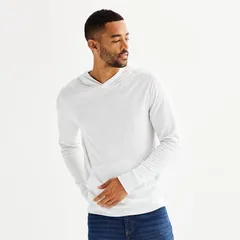 ソノマ メンズ アウター ニット・セーター パーカー Mensonoma Goods For Life DoubleKnit Hoodie Ice Heather ヘザーのサムネイル