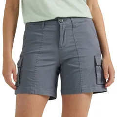 リー レディース ボトムス ハーフパンツ・ショーツ ショートパンツ Womens Lee Ultra Lux FLEX TO GO Cargo Shorts Tech Grey グレー