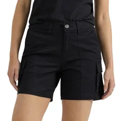 リー レディース ボトムス ハーフパンツ・ショーツ ショートパンツ Womens Lee Ultra Lux FLEX TO GO Cargo Shorts Black ブラック