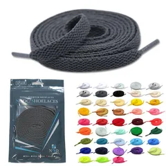 【人気商品】43色 レディース メンズ スニーカー用 カラフル 100cm/120cm/140cm/160cm 平紐 替え紐 シューレース 靴紐