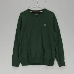 U.S. POLO ASSN. メンズ100 スウェット 2024 春 秋 グリーン 06001