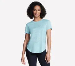 スケッチャーズ レディース トップス Tシャツ Womenskechers GOWALK GODRI SWIFTunic Ocean Teal ティールのサムネイル
