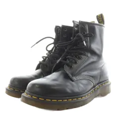 ドクターマーチン DR.MARTENS 8ホール 8EYE BOOT ショートブーツ レースアップ レザー UK5 黒 ブラック 1460 /AN1