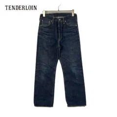 【美品 販売価格29,700円】 TENDERLOIN 　テンダーロイン T-RIDERS E デニムパンツ 30 インディゴ 【値下げ交渉歓迎】のサムネイル