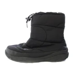 ザノースフェイス THE NORTH FACE NUPTSE BOOTIE WP 4 ヌプシブーティウォータープルーフ4 スノーブーツ シューズ 厚底 ワンカラー ロゴ US9 27cm 黒 ブラック NF51585 /BB