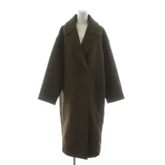 アイテムズ アーバンリサーチ ITEMS URBANRESEARCH ウールブレンドビッグコート チェスターコート ロング丈 アウター F 茶 ブラウン ITA7-27B003 /AN54