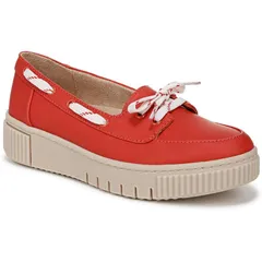 ソウルニュトライザー レディース シューズ SOUL Naturalizer Tia Womens Boat Shoes Peppered レッド