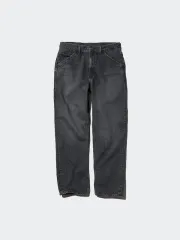 ユニクロ ワイドフィットジーン グレー 30