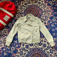 POLO RALPH LAUREN(ポロラルフローレン) コットン ダブル カラーネック ブルゾン ショート ジャケット サイズ