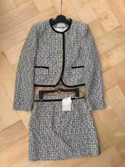 ライン ジャケット スカート セット