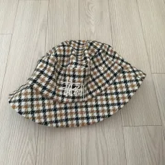 STU SaTurday of Us ロゴ CHECK バケットハット