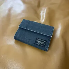 PORTER ポーター フォールディング ウォレット 財布 ウォッシュド キャンバス スモーキー