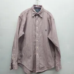 POLO RALPH LAUREN ポロラルフローレン ギンガムチェック CHECK パータン オーバーサイズ oversize MENS シャツ shirts S(L)