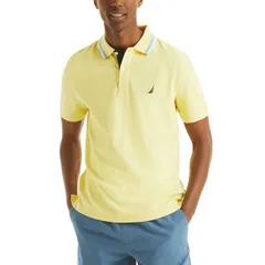 ナウティカ メンズ トップス Tシャツ ポロシャツ Mens Nautica Classic Fit Interlock Polo Yellow イエロー