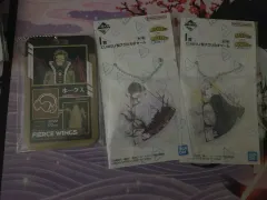 僕のヒーローアカデミア ホークス トレカホルダー + 死柄木 弔 / オール・フォー・ワン アークス アクリルチャーム 一番くじ 下位賞