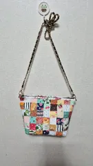 パッチワークキルトチェーンショルダーバッグ