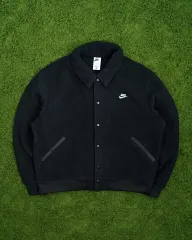 ナイキ フリース ボア コーチ ジャケット ブラック XL(105)