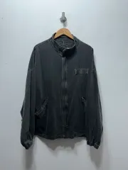 ブラック ウォッシュ ヴィンテージ スタイル ブルゾン 2XL