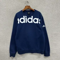 アディダス ビックプリンティングロゴ 弱起毛 スウェットシャツ スウェット 105 A07520