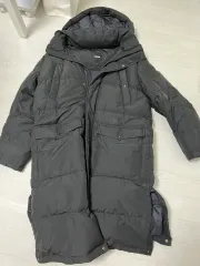 ペーパーイズム PAPERISM ロング丈ダウンジャケット ブラック