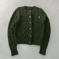 W100 POLO RALPH LAUREN(ポロラルフローレン) ケーブル編み カーディガン