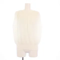 セオリーリュクス theory luxe 25SS Mirage Towa Sweater ノースリーブニット カットソー 38 ホワイト 03-5201720 /KH