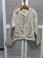 BIGサイズ ツイード ジャケット