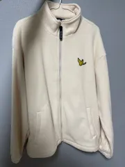 マークゴンザレス アイボリー フリース ジップアップ S