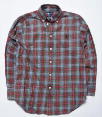 ラルフローレン Ralph Lauren CHECK シャツ S メンズ 綿100％ 状態