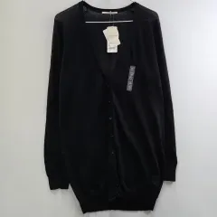 新品 UNIQLO ユニクロ ジャパン ベーシック カーディガン ロング丈 ブラック XL