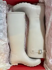 ハンター オリジナル トール レインブーツ (アイボリー)