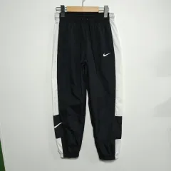 44 55 NIKE トラックパンツ ブラック 白 ジョガー Sサイズ