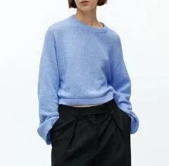 アーケット コットン クロシェ ニット/M