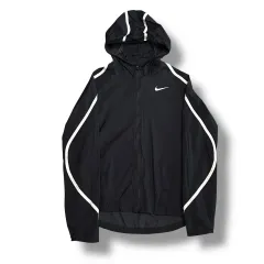 NIKE ナイキ レディース 白 LINE ブラック WHO ウィンドブレーカー