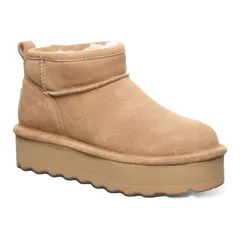 ベアパウ レディース シューズ ブーツ・レインブーツ スエード Bearpaw Retro Shorty Womensuede Winter Boots Iced Coffee Solid コーヒー